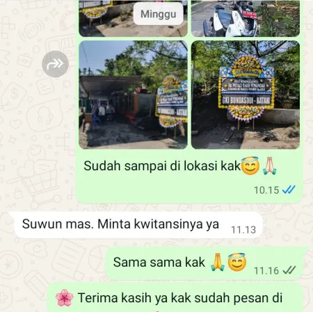 Pengiriman Papan Bunga Duka Mudal Purworejo