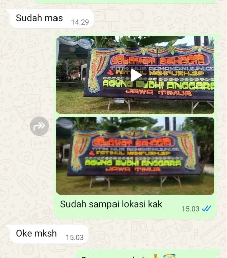 Pengiriman Papan Bunga Mudal Purworejo