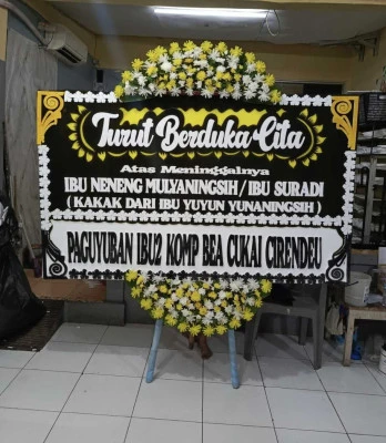 Papan Bunga di Mudal Purworejo